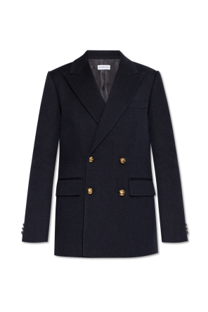 ジャケット Alexander McQueen Short double-breasted navy blue jacket Alexander McQueen Short double-breasted navy blue jacket